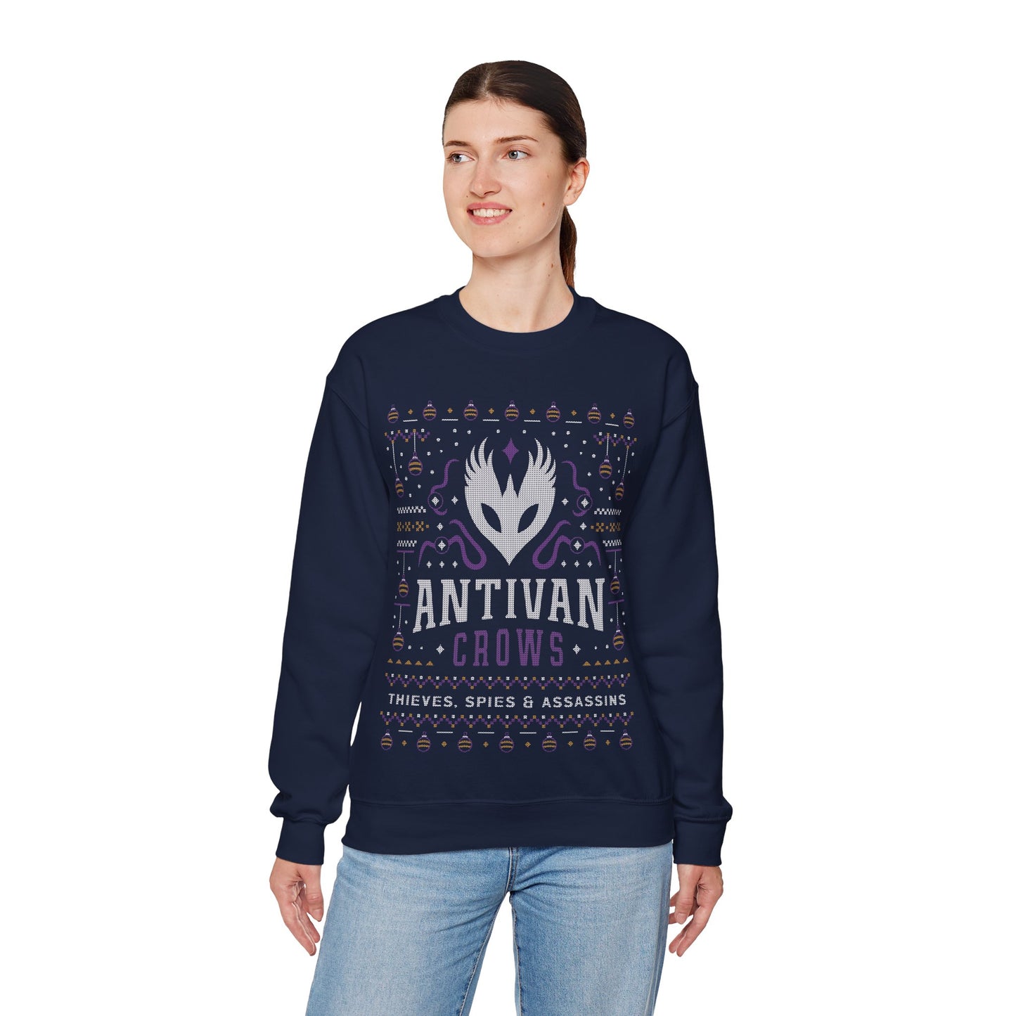 Antivan Crows Ugly Sweater Unisex Crewneck Sweatshirt