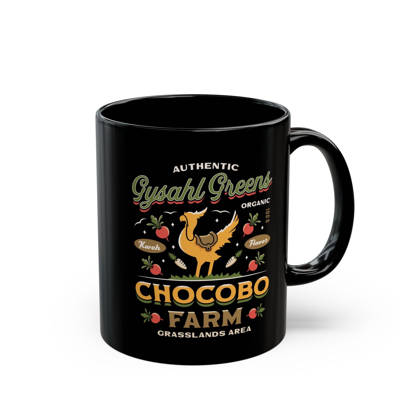 Gysahl Greens Emblem Vintage Black Mug