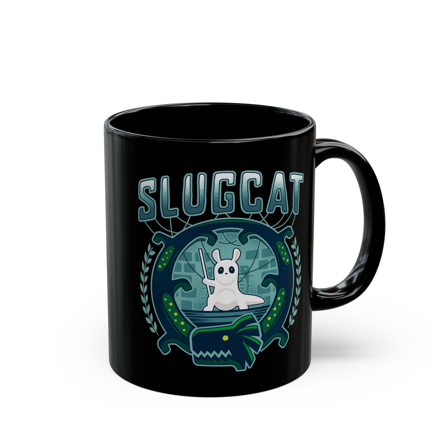 Slugcat Emblem Black Mug