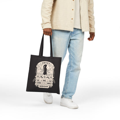 Aerith And Flowers Canvas Tote Bag