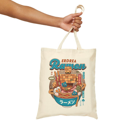 Erdrea Monsters Ramen Vintage Tote Bag