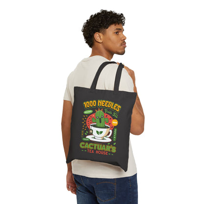 Cactuar Green Tea Emblem Tote Bag