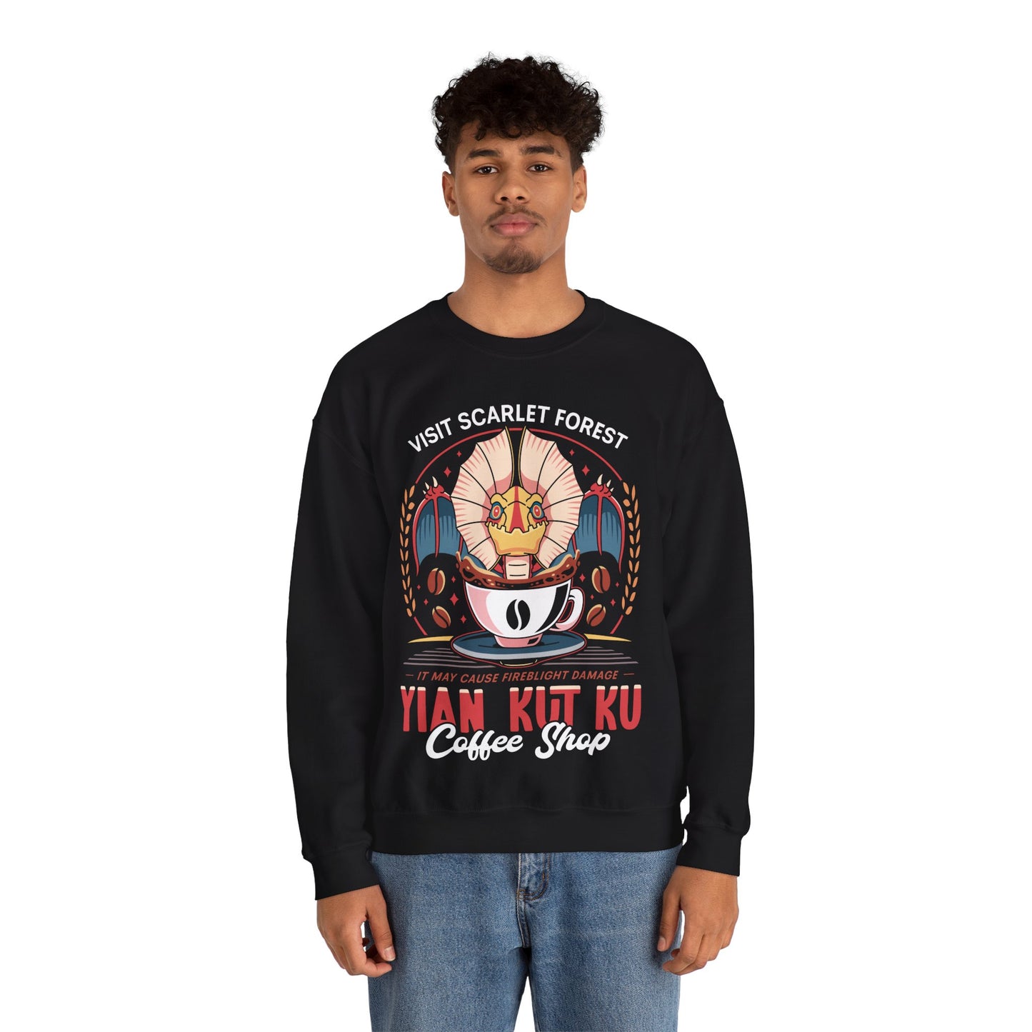 Yian Kut Ku Coffee Emblem Crewneck Sweatshirt