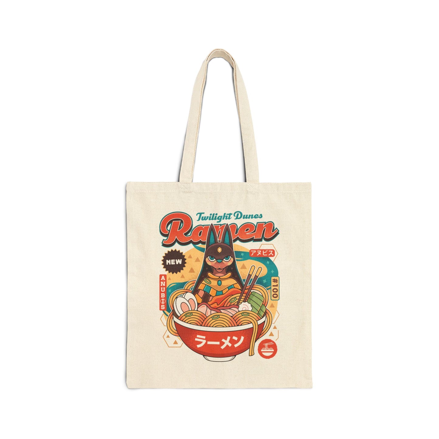 Twilight Dunes Ramen Vintage Tote Bag