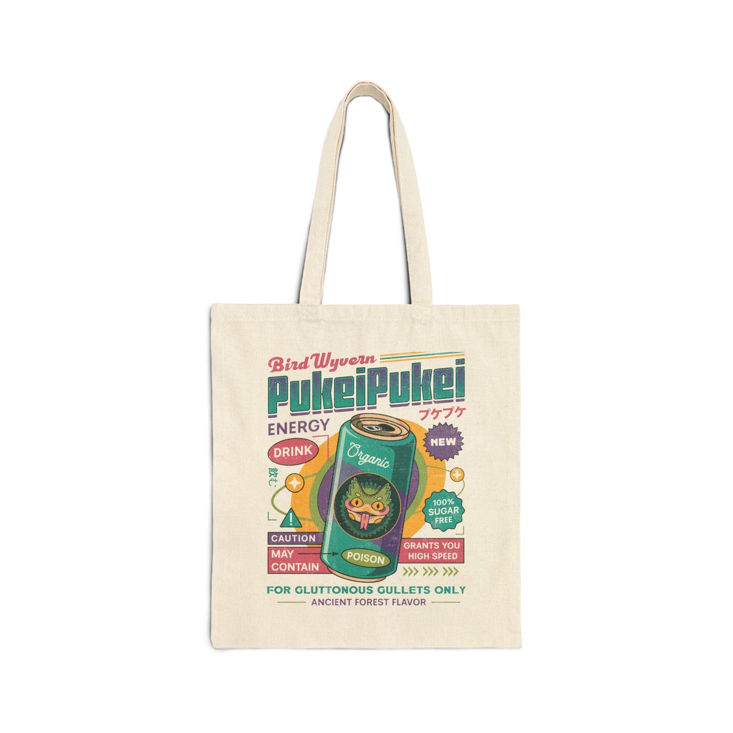 Pukei Pukei Energy Drink Canvas Tote Bag