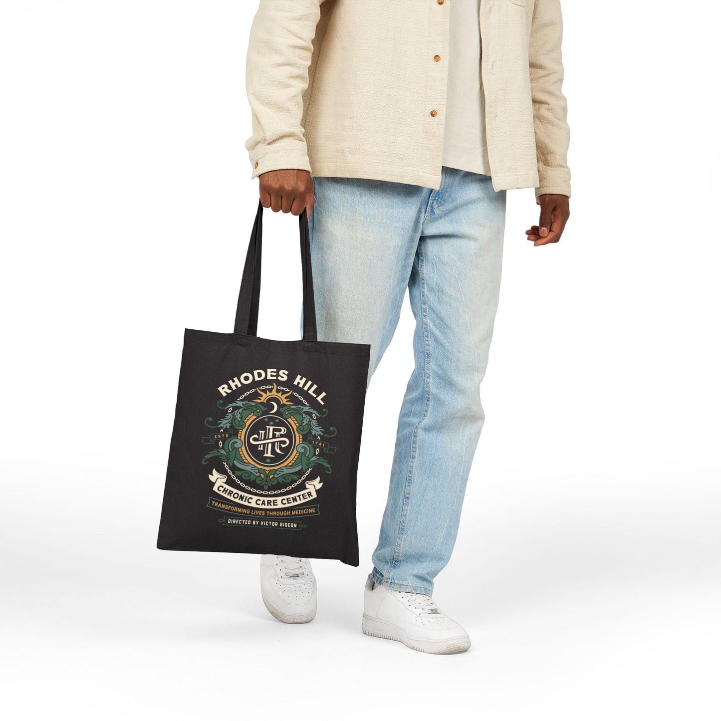 Rhodes Hill Chronic Care Center Crest Tote Bag