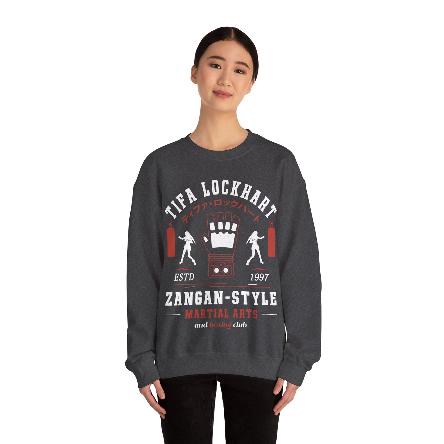 Tifa Lockhart Martial Arts Club Unisex Crewneck Sweatshirt
