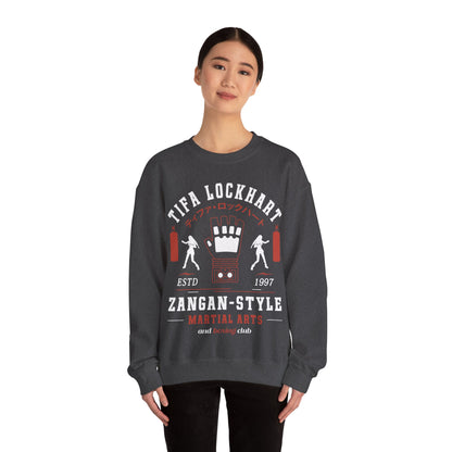 Tifa Lockhart Martial Arts Club Unisex Crewneck Sweatshirt