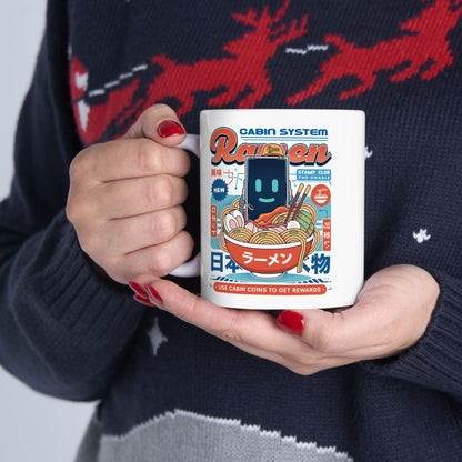Cabin Coins Ramen Vintage Ceramic Mug