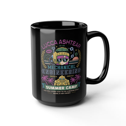Lucca Ashtear Summer Camp Black Mug