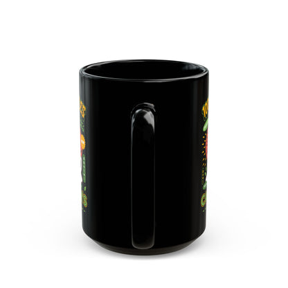 Cactuar Green Tea Emblem Black Mug