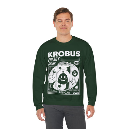 Krobus Energy Drink Grunge Unisex Crewneck Sweatshirt