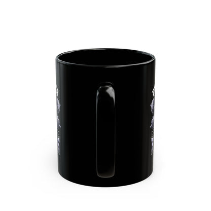 Strife Midgar Fitness Emblem Black Mug