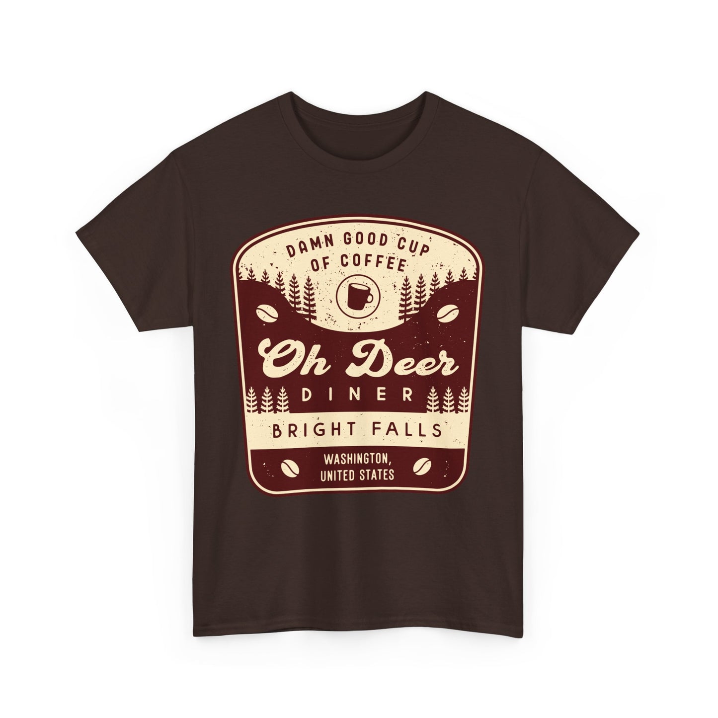 Oh Deer Diner Emblem Unisex T-Shirt