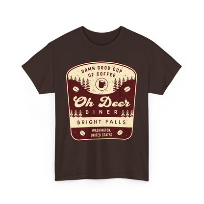 Oh Deer Diner Emblem Unisex T-Shirt
