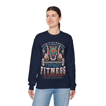 Father Of All Monsters Fitness Emblem Crewneck Sweatshirt