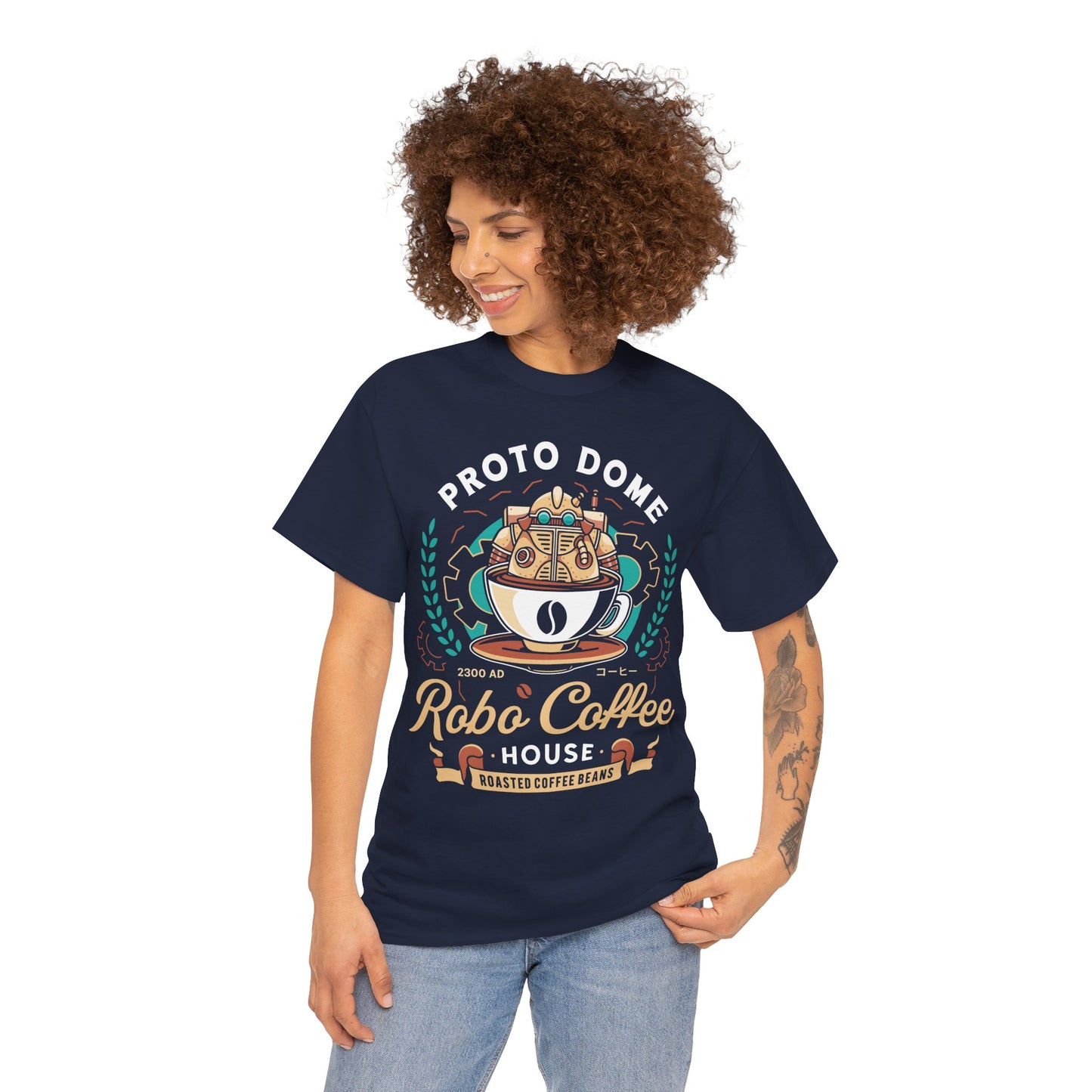 Proto Dome Robo Coffee Crest Unisex T-Shirt