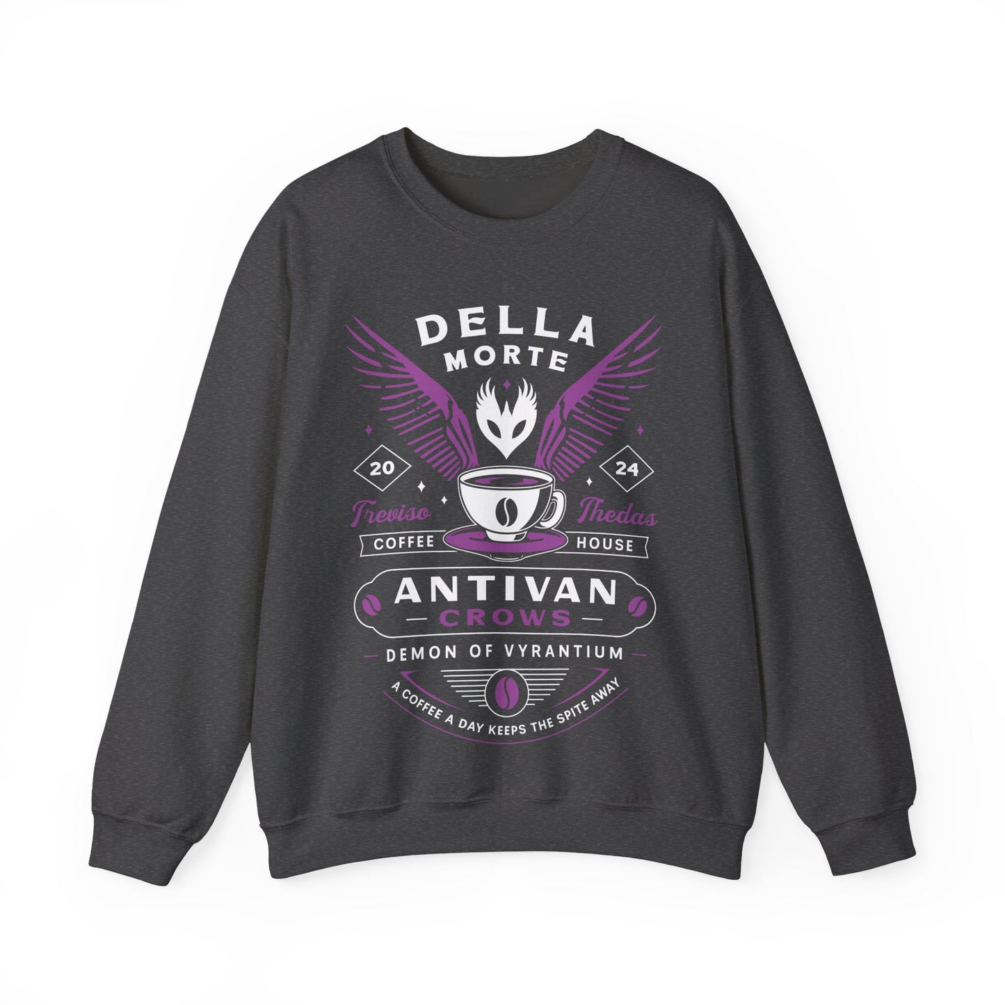 Antivan Crows Coffee Crest Unisex Crewneck Sweatshirt