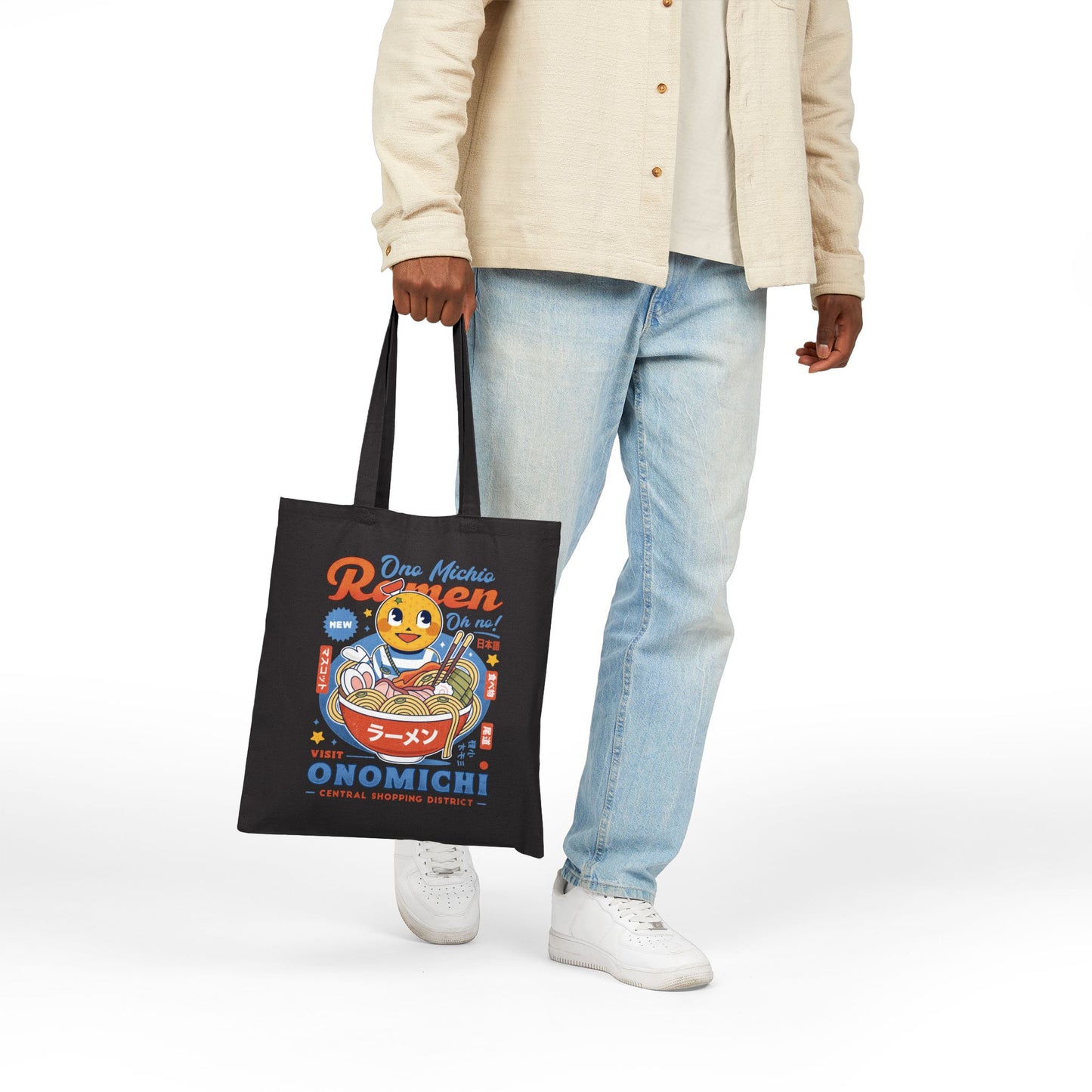 Ono Michio Ramen Cotton Canvas Tote Bag