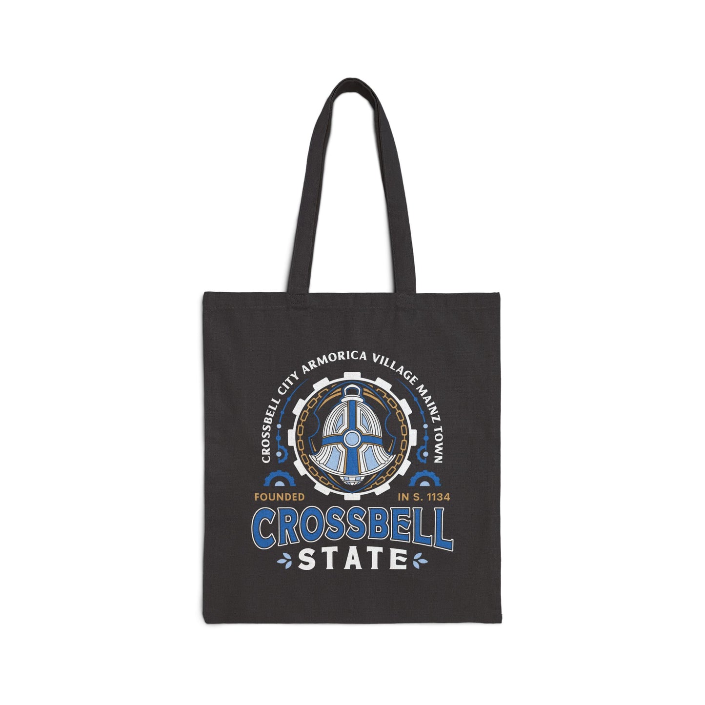 Crossbell State Crest Cotton Canvas Tote Bag