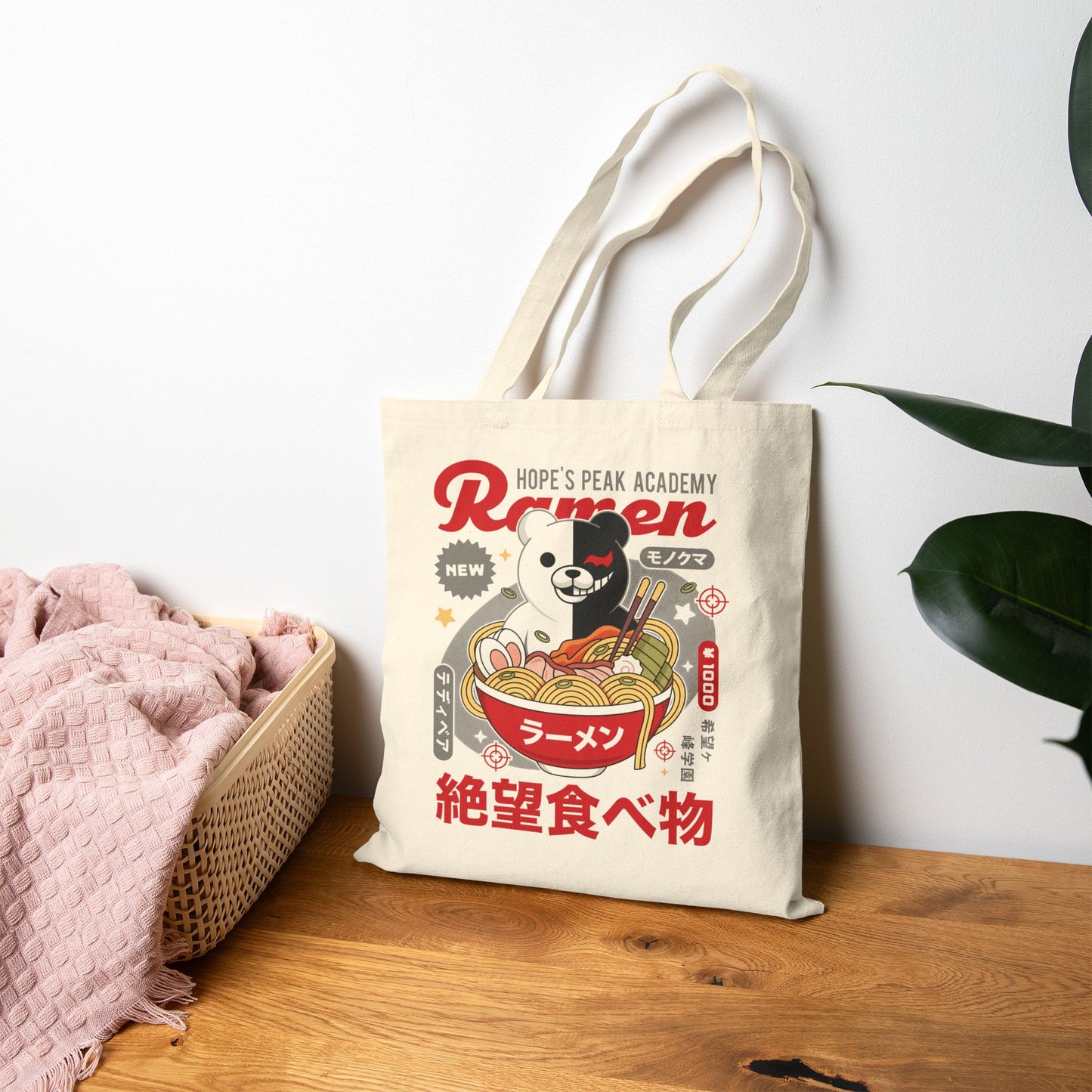 Hopes Peak Academy Ramen Canvas Tote Bag