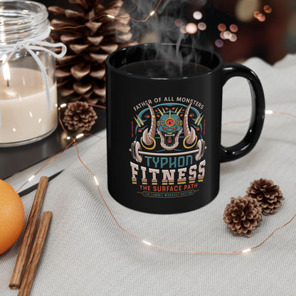 Father Of All Monsters Fitness Emblem Black Mug