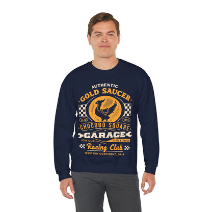 Gold Saucer Garage Vintage Crewneck Sweatshirt