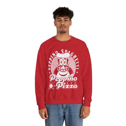 Peppino Pizza Crest Unisex Crewneck Sweatshirt
