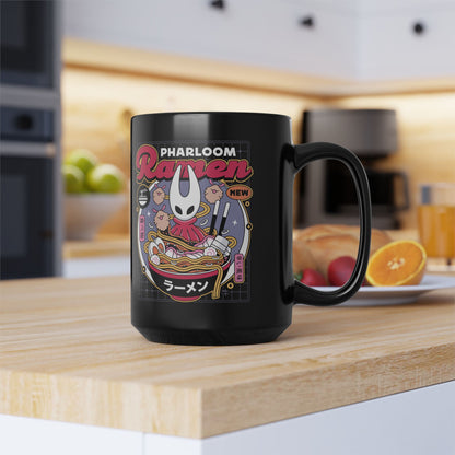 Pharloom Ramen Aesthetic Black Mug