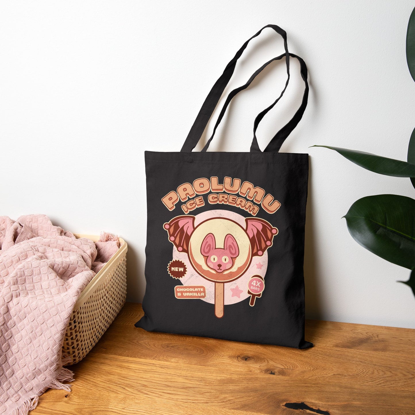 Paolumu Ice Cream Canvas Tote Bag