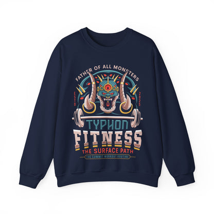 Father Of All Monsters Fitness Emblem Crewneck Sweatshirt