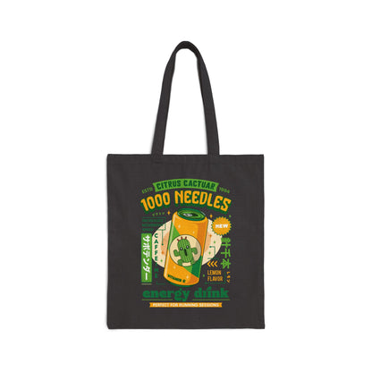 Cactuar Energy Drink Cotton Canvas Tote Bag