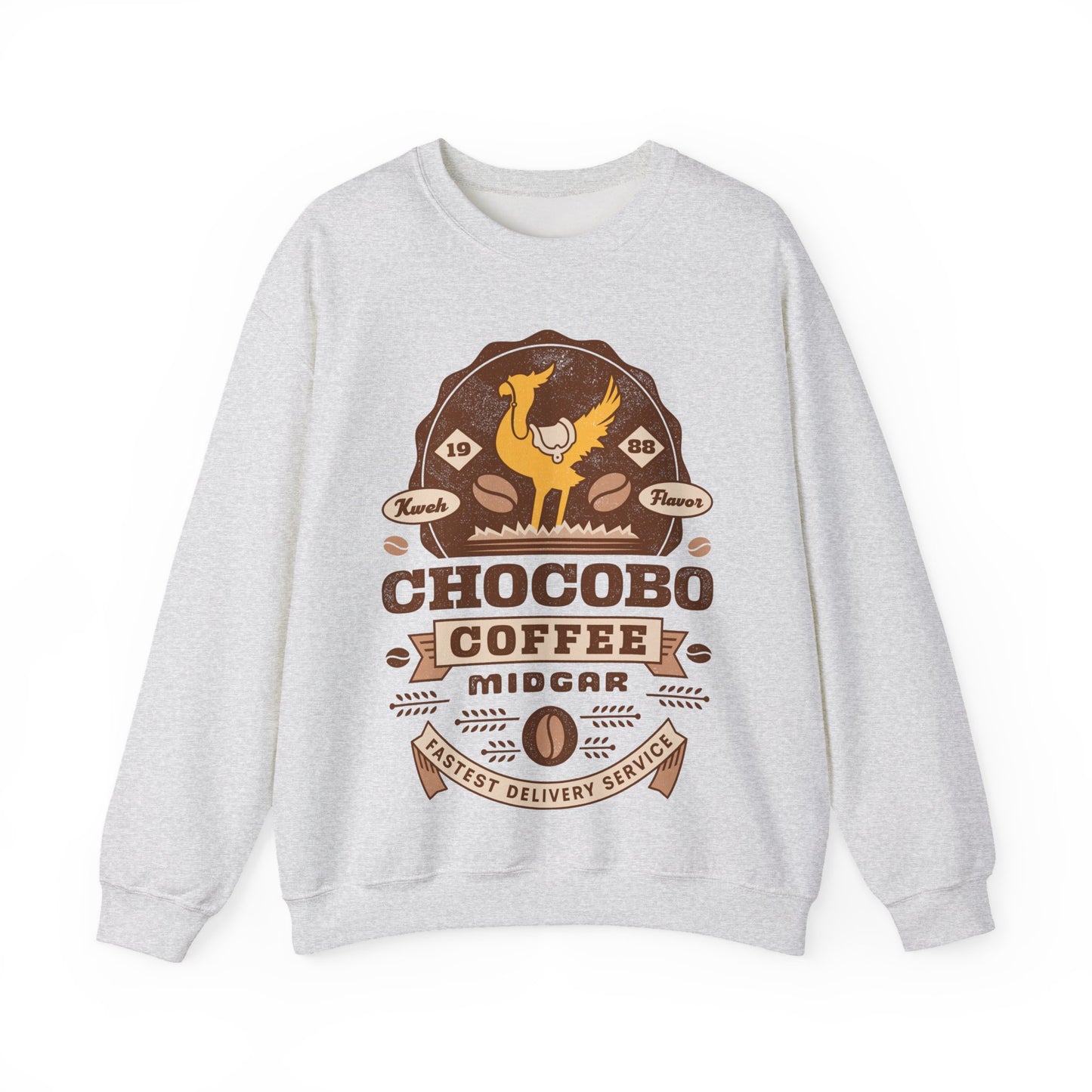 Chocobo Coffee Vintage Unisex Crewneck Sweatshirt