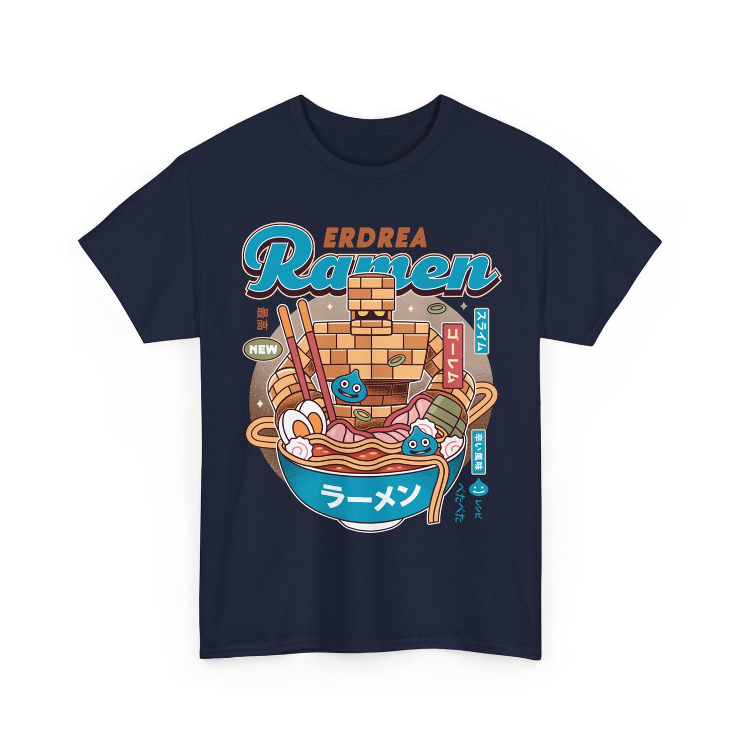 Erdrea Monsters Ramen Vintage Unisex T-Shirt