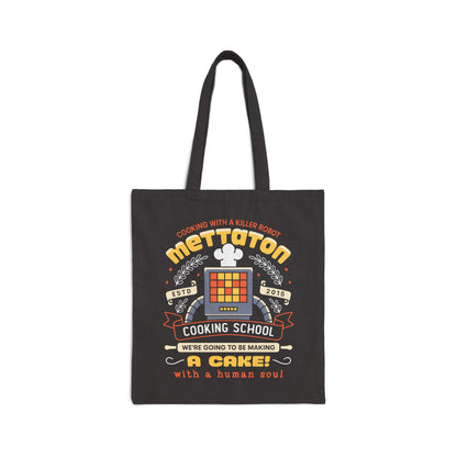 Mettaton Cooking School Crest Cotton Canvas Tote Bag