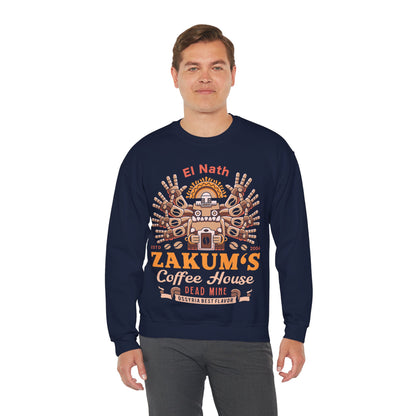 Zakum Coffee Emblem Unisex Crewneck Sweatshirt