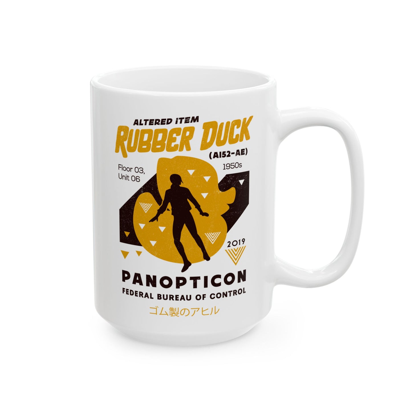 Rubber Duck Altered Item Ceramic Mug