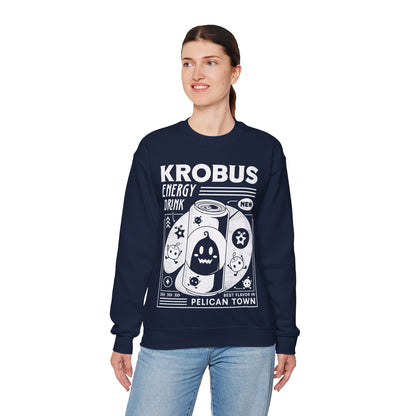 Krobus Energy Drink Grunge Unisex Crewneck Sweatshirt