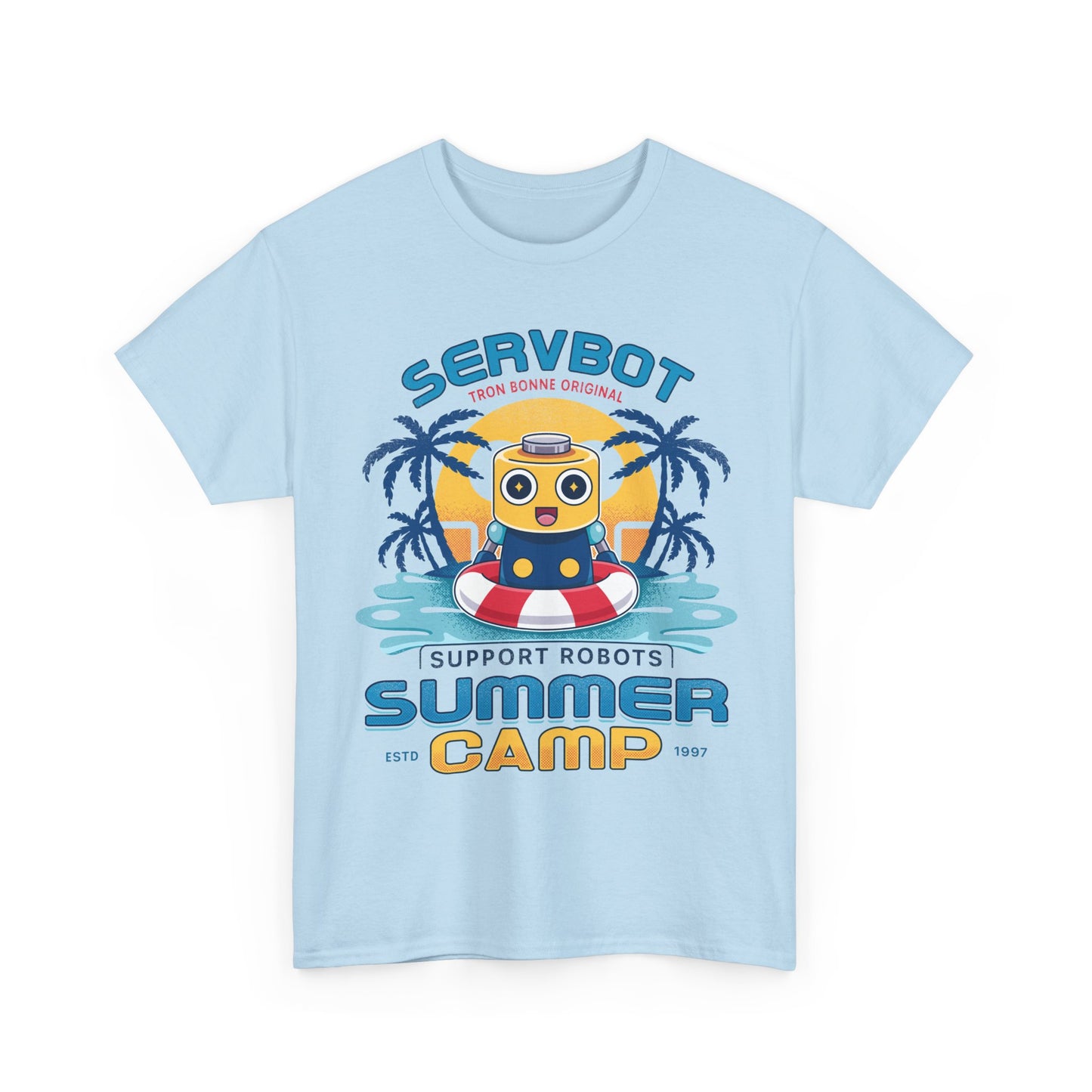 Servbot Summer Camp Vintage Unisex T-Shirt