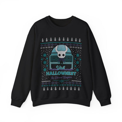 Visit Hallownest Ugly Sweater Unisex Crewneck Sweatshirt