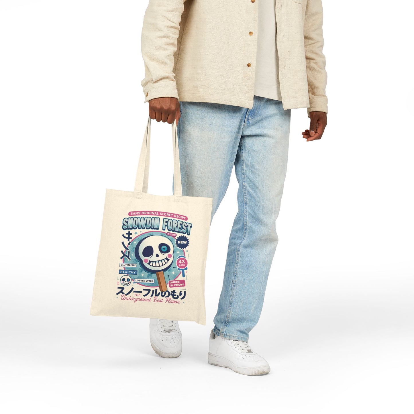 Snowdin Forest Ice Cream Tote Bag