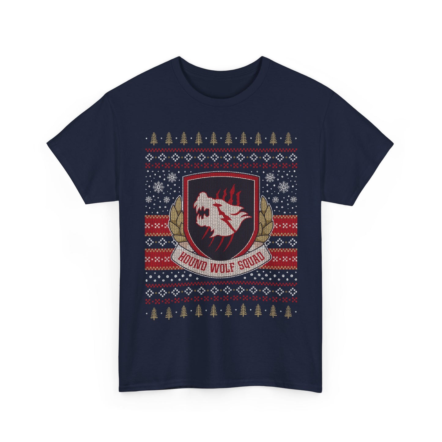 Hound Wolf Squad Christmas Unisex T-Shirt