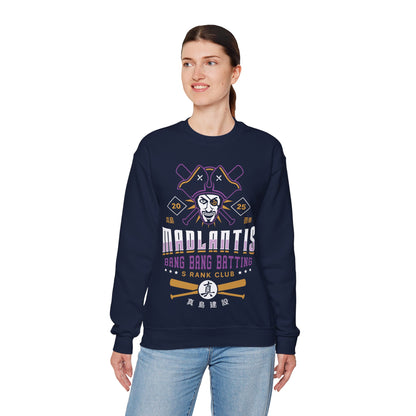 Madlantis Batting Emblem Crewneck Sweatshirt