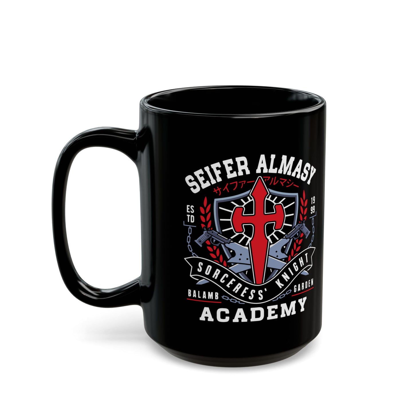 Seifer Almasy Academy Emblem Black Mug