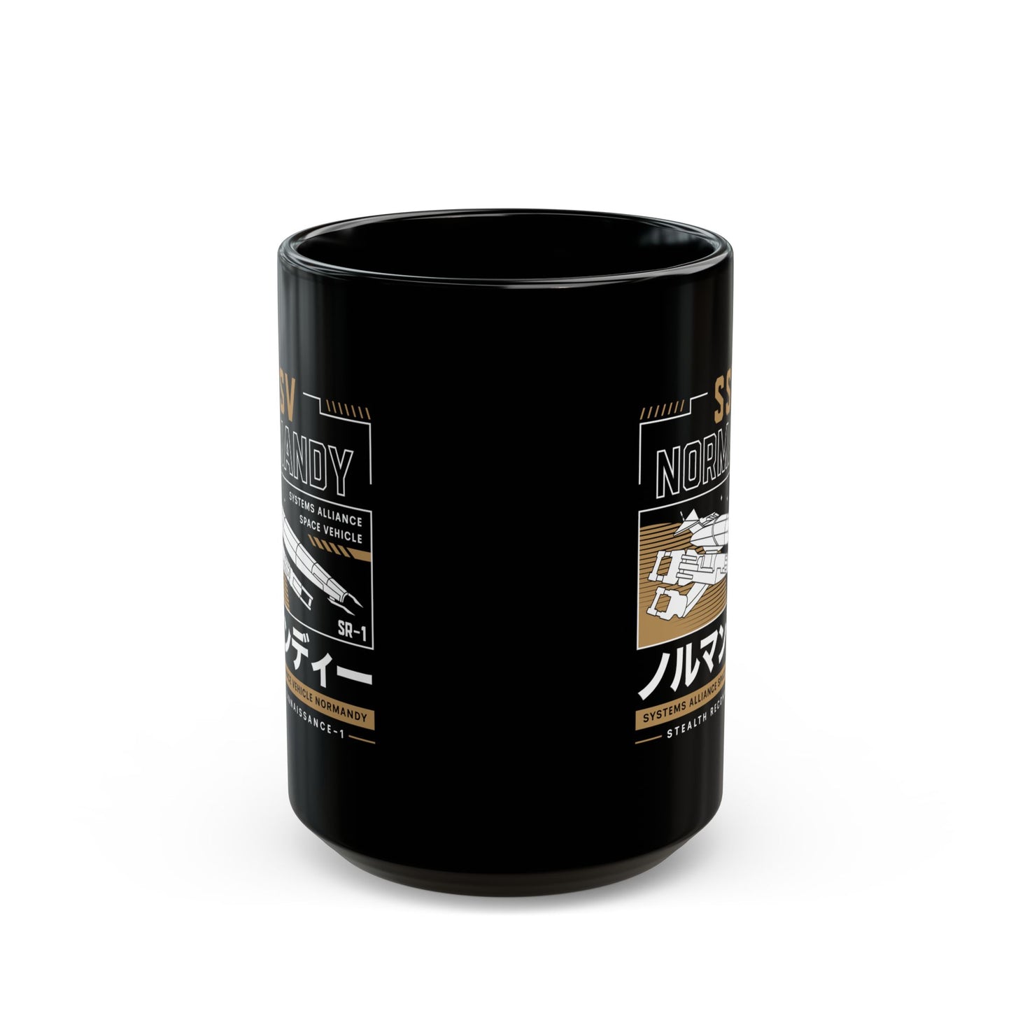 Ssv Normandy Aesthetic Black Mug