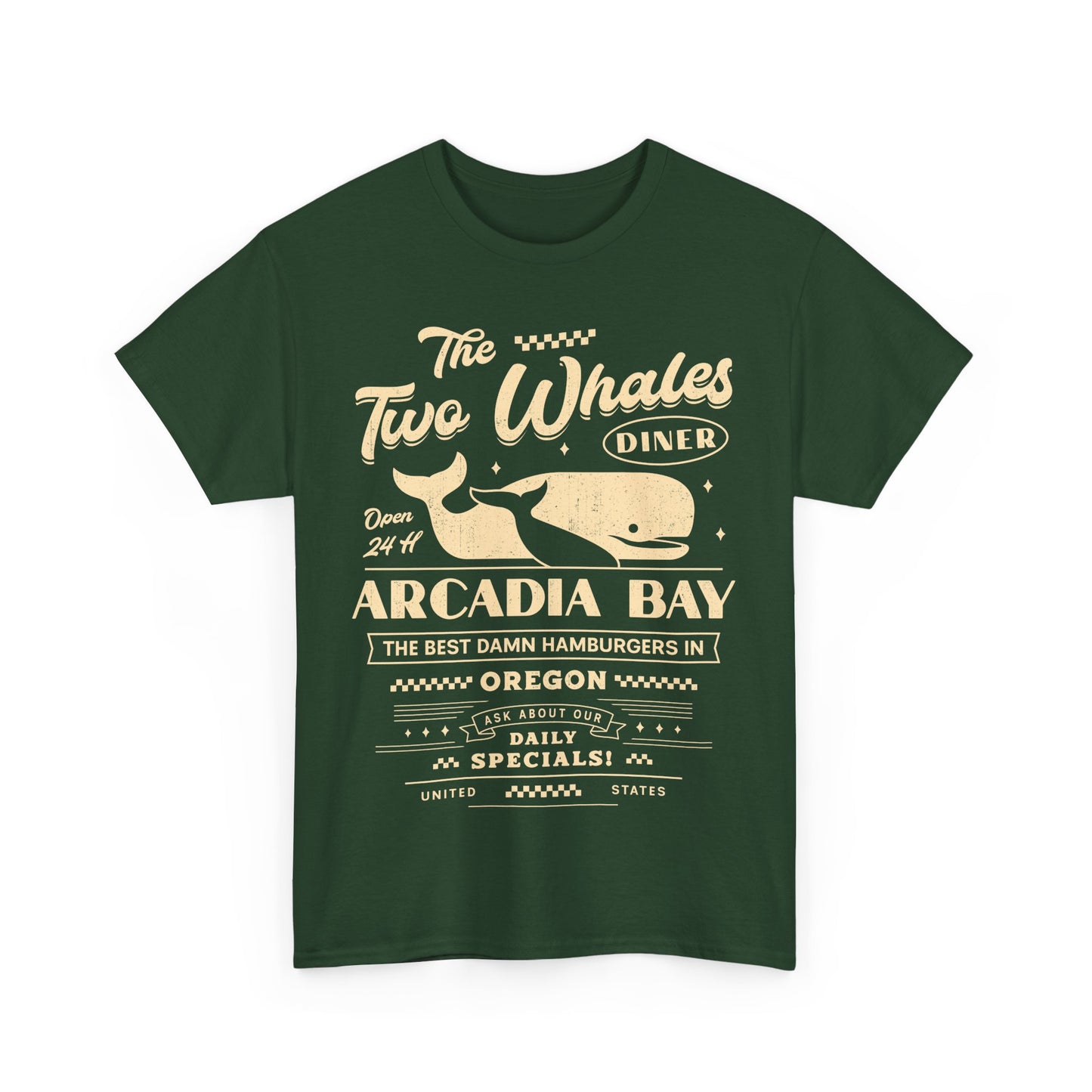 The Two Whales Diner Emblem Unisex T-Shirt