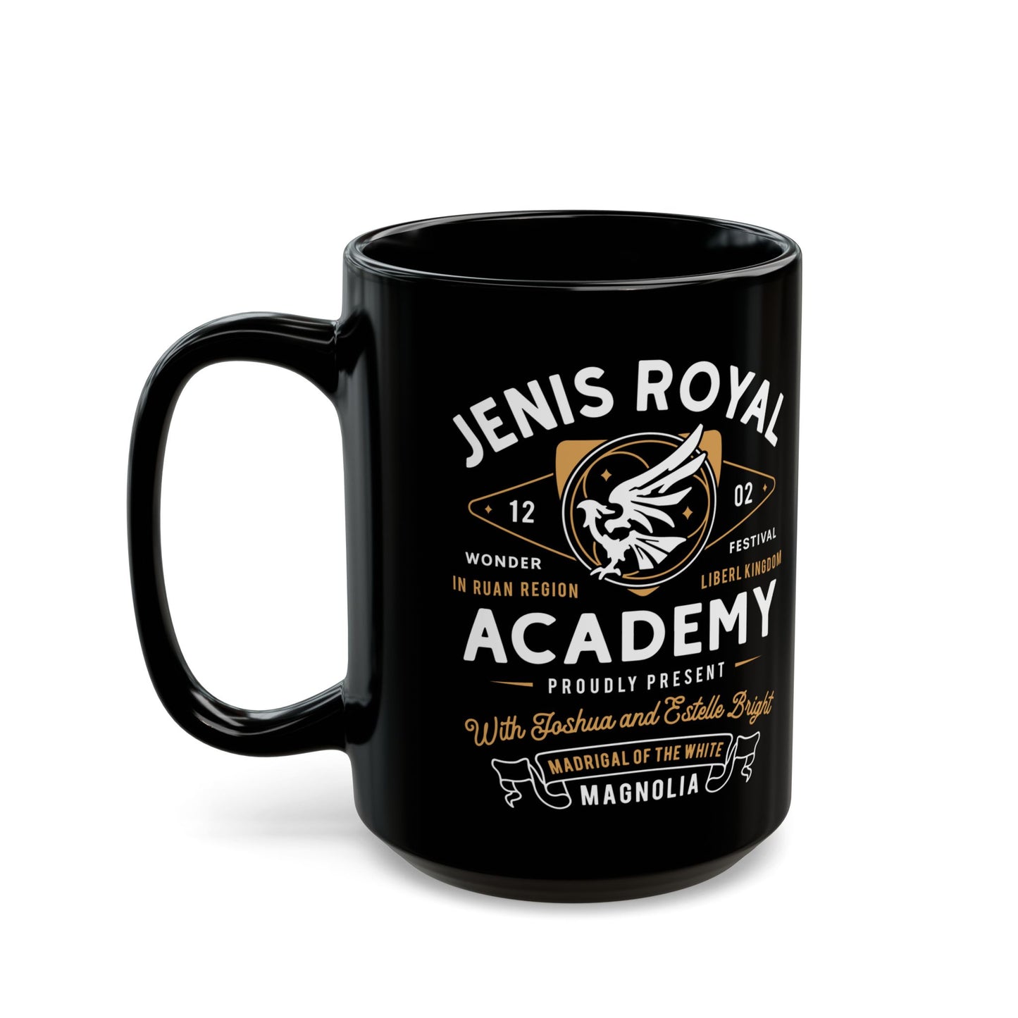 Jenis Royal Academy Emblem Black Mug