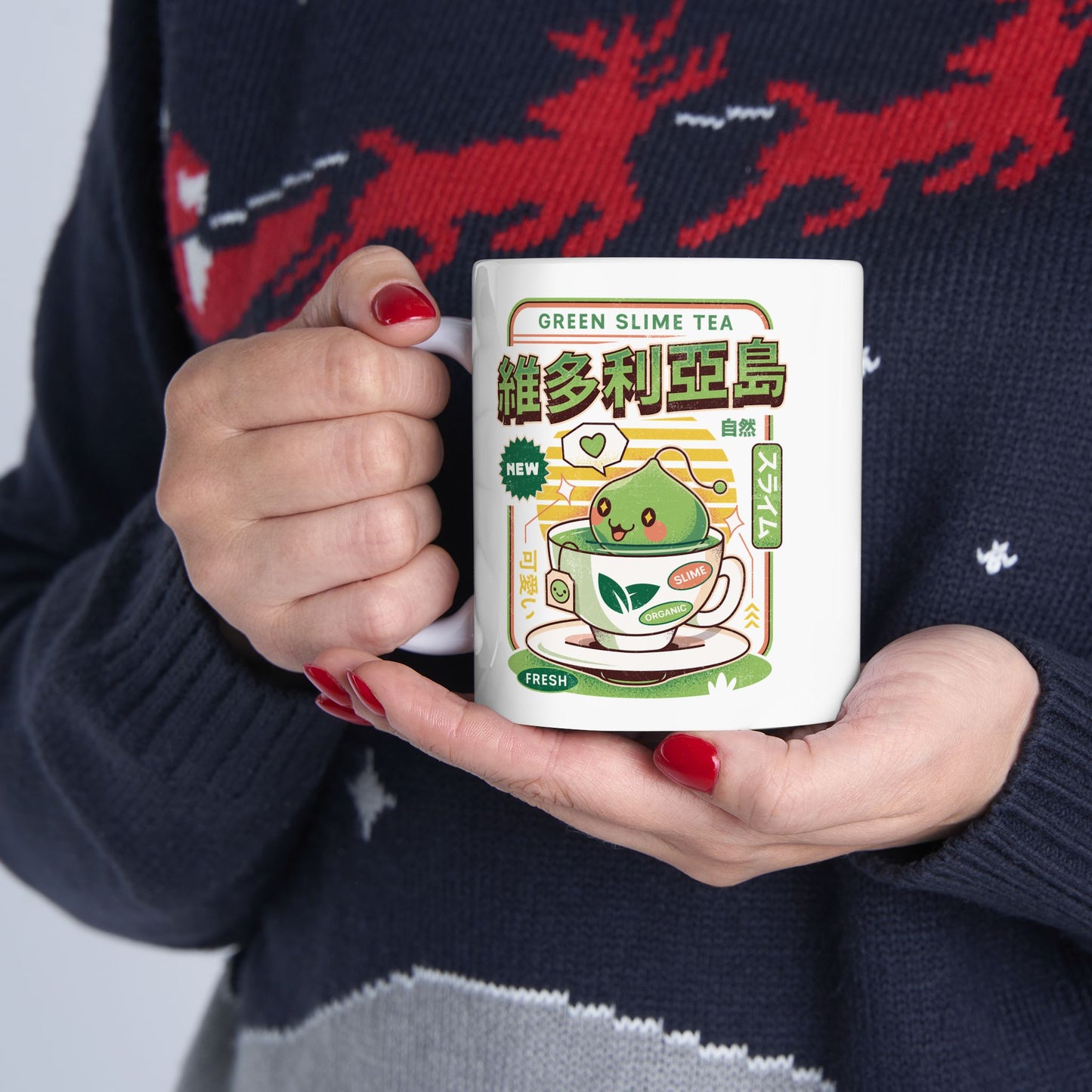 Ramuramu Valley Green Tea Ceramic Mug