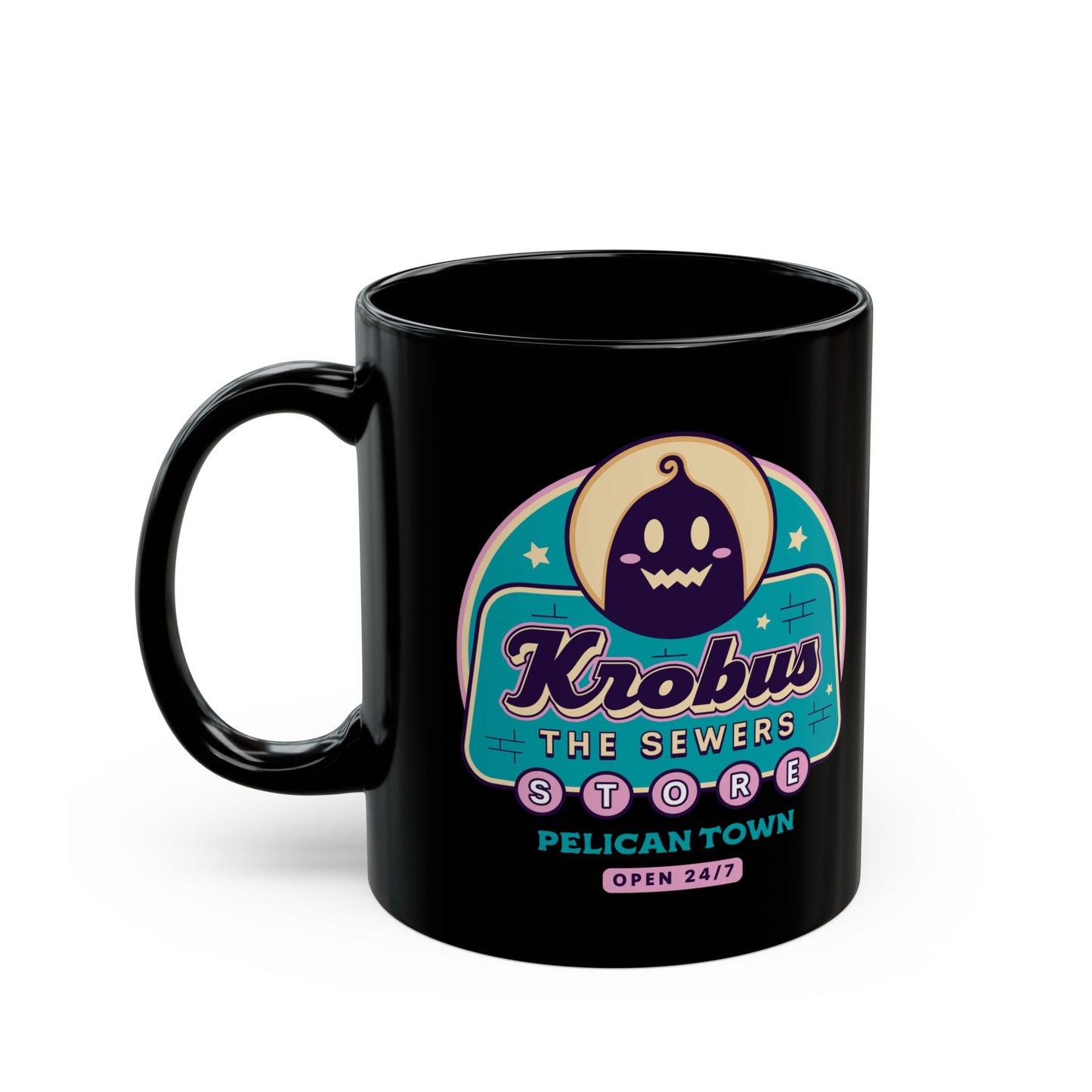 Krobus The Sewers Merchant Black Mug