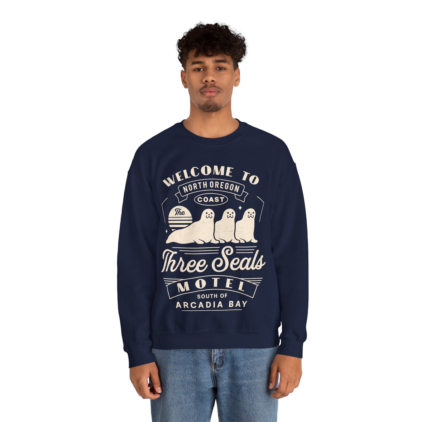 Three Seals Motel Emblem Unisex Crewneck Sweatshirt